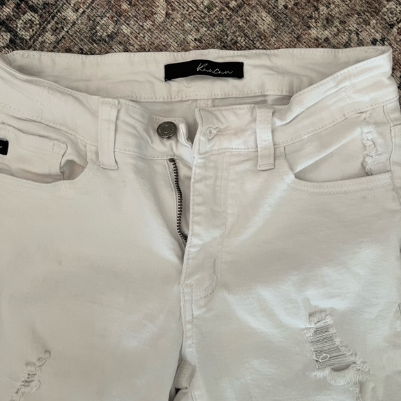 Kancan size 26 white cropped skinny jeans - Picture 4 of 5